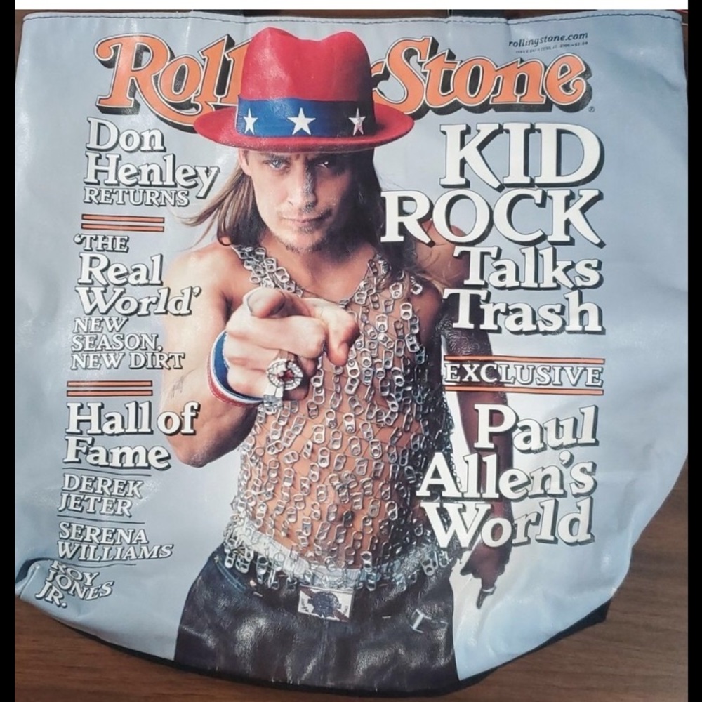 Kid Rock fan? 2000 Rolling Stone Originals Kid Rock Bag by accessory innouations